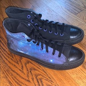 Custom galaxy print Converse All Stars
